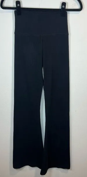 Offline by Aerie OG Foldover Flare Hi-rise Leggings Pants Black Yoga Small Long thumbnail 1