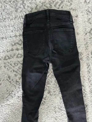 Abercrombie Women’s Black Distressed High-Rise Skinny Jeans-Stretch thumbnail 5