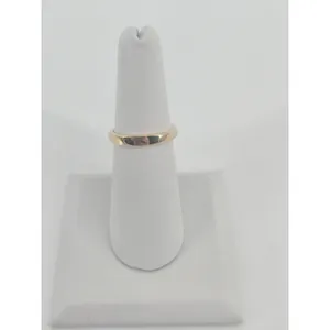Ring Womens 6.25 Cocktail Purple Gold Tone Faux Amethyst‎ CZ EUC thumbnail 2