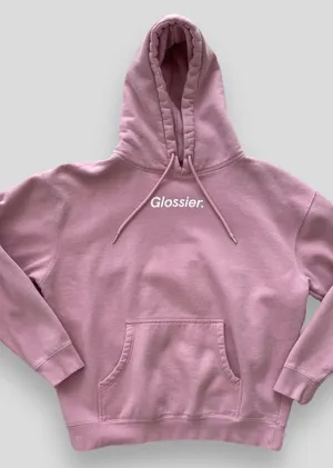 glossier original pink hoodie Size L thumbnail 1