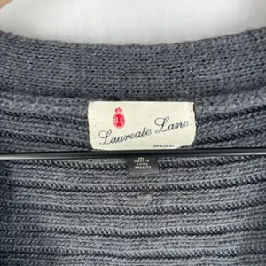 Anthropologie Laurete Lane Womens Size M Alpaca Blend Gray 3/4 Sleeve Crop Cardigan‎ Sweater thumbnail 2