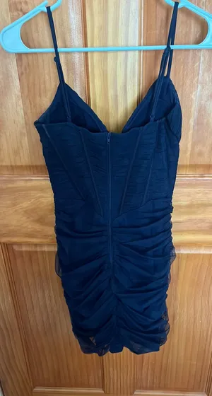 Navy blue dress thumbnail 1