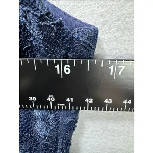 Sexy Mermaid Evening Dress Size 12 Blue Lace Formal Y2K Bodycon Prom Party Gown thumbnail 6
