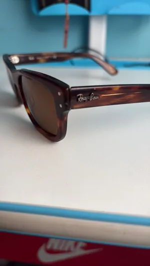 Ray-Ban MR Burbank Sunglasses Striped Havana thumbnail 6