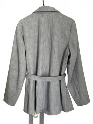 Nine West Women's Blazer Jacket Size XXL Blue Classic City Chic Office Work thumbnail 2