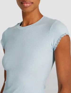 SKIMS Soft Lounge Lace T-Shirt L thumbnail 1