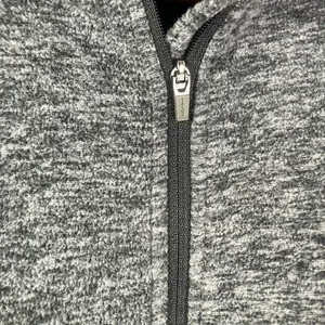 Eddie Bauer Womens Small Quarter Zip Pullover Long Sleeve Gray Athleisure‎ thumbnail 3