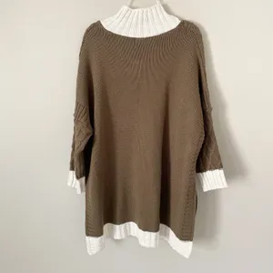 Mersea One Size Fits Most Lisbon Traveler Dolman Sleeve Sweater Side Slits thumbnail 6