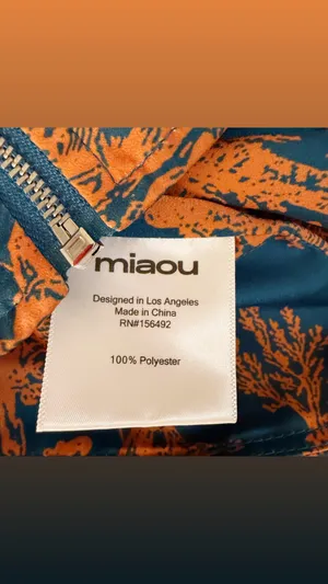 MIAOU | Corset Top in Marmalade Toile size Medium NWT thumbnail 7