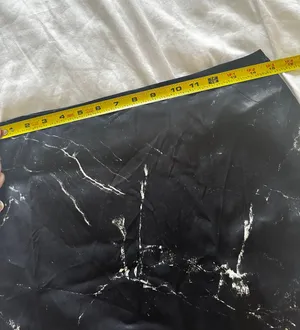NWT Marble Printed Midi Pencil Skirt in Black XS thumbnail 5