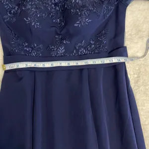 Hebeos Women's Formal Dress Mermaid Lace Bridesmaid Gown Navy Blue Size 8-10 thumbnail 10