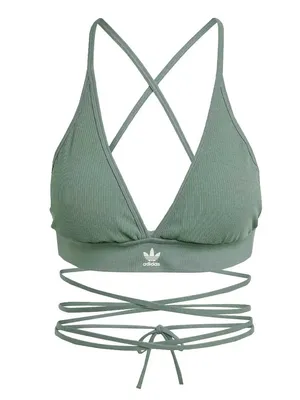 Adidas‎ Bralette Strappy Cross Back Green NWT XL thumbnail 3