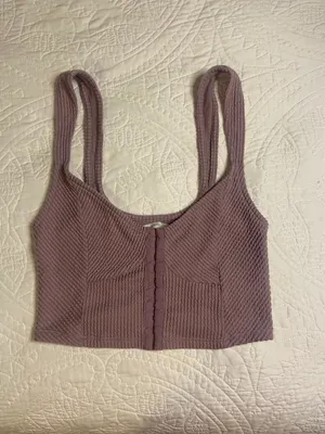 Urban Outfitters Purple Crop Top thumbnail 1
