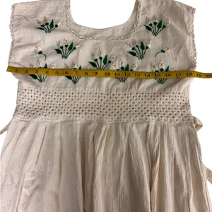 Unbranded Cream Crochet Dress thumbnail 12