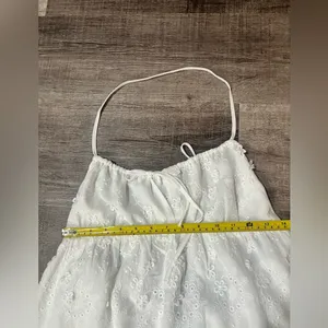 PRINCESS POLLY Daisy Chains Halter Mini Dress - White thumbnail 8