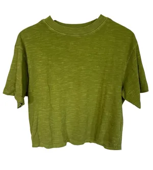Universal Threads Olive Crop Crew Tee thumbnail 1