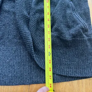 Barefoot Dreams‎ Medium Cardigan Dark Gray Open Front Pockets Long Sleeve thumbnail 9