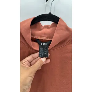 5.11 tactical WREN OVERSIZED FLEECE burnt orange size M mock-neck casual top thumbnail 5