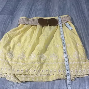 Maurice’s Yellow Embroidered Women's Skirt; XL; NEW thumbnail 9