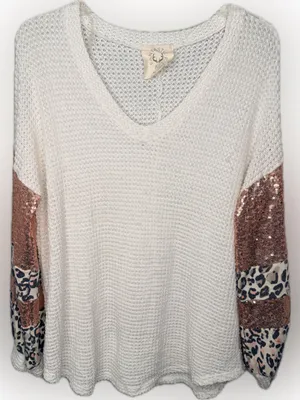 Fantastic Fawn Shirt with Sequins thumbnail 1