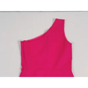 NWT Superdown Nava Asymmetrical Mini Dress Size XS Pink Bodycon Party Glam thumbnail 6