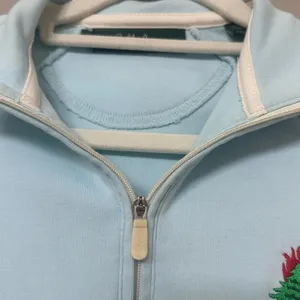 Bobby Jones Light Blue Quarter Zip Pullover thumbnail 2