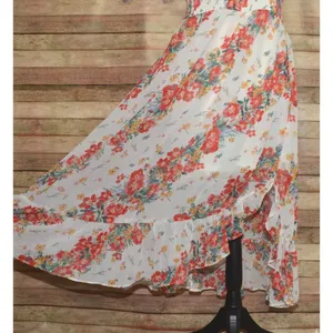 NWT Maurices Floral Smocked Tiered Ruffle Sleeveless Midi Dress Size XL Cottage thumbnail 9