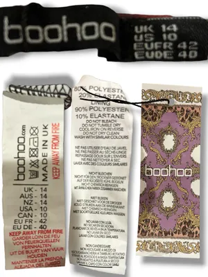 NWT Boohoo Leopard & Rose Print One Shoulder High Waist Bikini Set Size 10 thumbnail 5