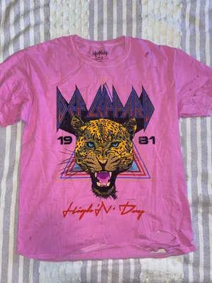 Def Leopard Tee Multi Size M thumbnail 1