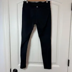 Core 10 Black High Waist Leggings with Tapered Fit thumbnail 3