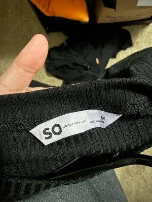 SO Goods For Life Ribbed Black Bodysuit thumbnail 3