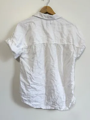 J CREW Irish Linen Baird McNutt Irish Button Up shirt Size Small AY665 thumbnail 5