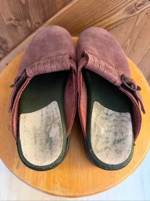 Bra Sko Women’s EU 38 US 7.5-8 Mauve Leather Buckle Strap Comfort Shoes thumbnail 8