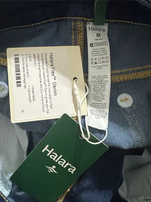 Halara Flex Asymmetric Low Rise Zipper Pockets Baggy Wide Leg Washed Casual Jea thumbnail 6