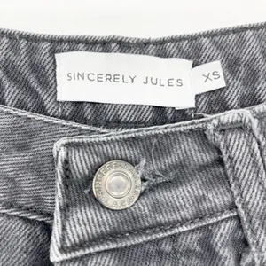Sincerely Jules Denim Shorts Womens XSmall Distressed Grunge Street‎ Festival thumbnail 8