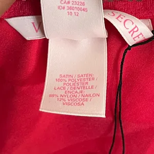 Victoria's Secret Red Satin Lace Trim Babydoll Camisole Top Size‎ Large thumbnail 8