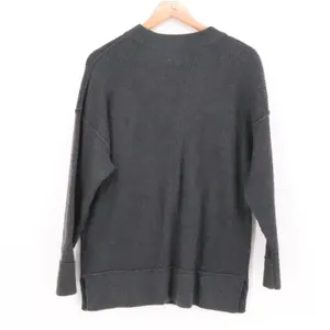 Aerie Oversized Ribbed Crewneck Sweater Womens Size XS Charcoal Grey Cozy Warm‎ thumbnail 8