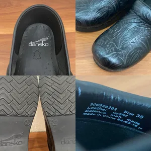 Dansko 906020202 Professional Clog Black Tooled Leather Clogs Size 39 8.5-9US thumbnail 12