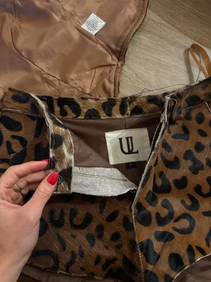 Understated Leather Halter and Shorts in Leopard thumbnail 5