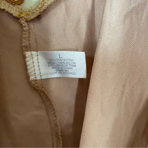 Women's Large Gold Satin Slip Dress Lingerie Fairy‎ y2k thumbnail 3