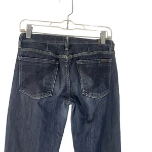 7 For All Mankind Y2k Women's Size 27 Flynt Lowrise Straight‎ Jeans thumbnail 2