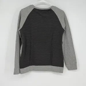 NFL Las‎ Vegas Raiders Womens Small Raglan Sweatshirt Gray Team Apparel S thumbnail 2