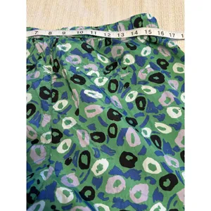 Diane Von Furstenberg Jogger Cargo Pants L Green Harem Bloomer Ankle Tie DVF thumbnail 9