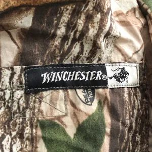 Vintage Winchester Hunting Camo Tactical Pants Baggy Wide Leg Cargos 90s Buckle Adjustable Waistband thumbnail 4