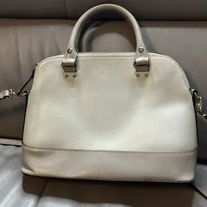 Kate Spade Cream/Pebble Wellesley Small Rachelle Satchel Crossbody Bag thumbnail 3