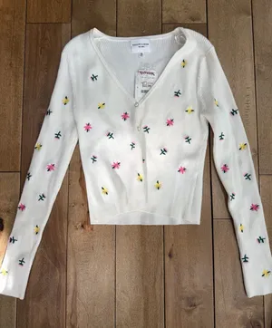 TJ Maxx Flower Cardigan thumbnail 1