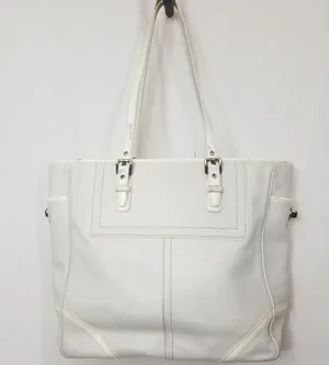 Coach White Leather Legacy Tote thumbnail 9