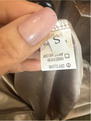 Women's OYS Champagne One Shoulder Dress S thumbnail 5