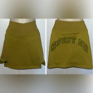 Aelfric Eden Spicy Ed Jersey Knit Mini Skirt Skort Green Women’s S NWT thumbnail 15