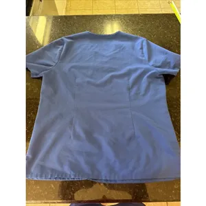 figs casma three-pocket scrub top Women's Sz 2XL Blue 3453 XXL Nurse Doctor READ thumbnail 7
